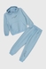 Костюм для хлопчика (худі+штани) Ecrin 2501 140 см Блакитний (2000990239754D) Фото 10 з 20