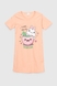 Ночная рубашка для девочки Mini Moon 6146 158-164 см Персиковый (2000990526786A) Фото 8 из 13
