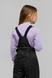 Штани на шлейках для дівчинки B-30 140 см Чорний (2000989626039W) Фото 4 з 16