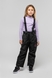 Штани на шлейках для дівчинки B-30 140 см Чорний (2000989626039W) Фото 1 з 16