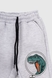 Спортивні штани з принтом для хлопчика Pitiki 9791 Діно 110 см Сірий (2000990046840W) Фото 3 з 6