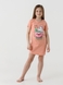 Нічна сорочка для дівчинки Mini Moon 6146 110-116 см Персиковий (2000990526731A) Фото 1 з 13