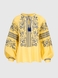 Вишиванка сорочка з принтом жіноча Es-Q 5675 S Жовтий (2000990588340A) Фото 7 з 12