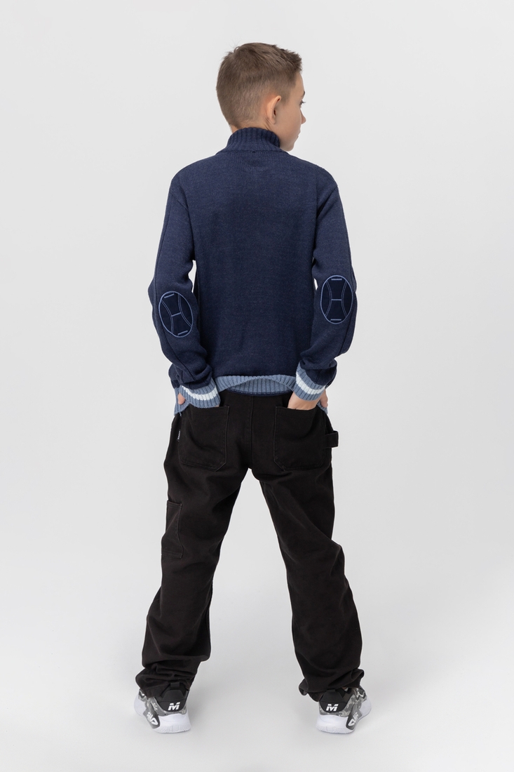 Фото Кофта с принтом для мальчика SAFARI 2215 140 см Темно-синий (2000989930075D)