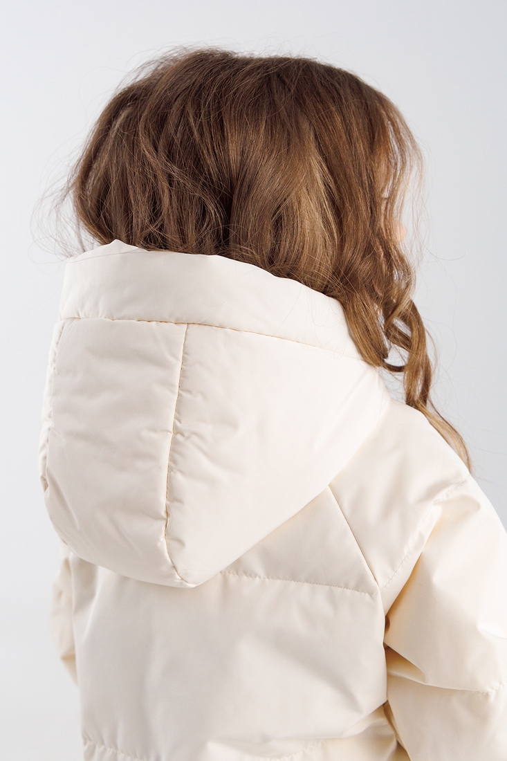 Фото Куртка для дівчинки EAC5041 110 см Молочний (2000990257178D)
