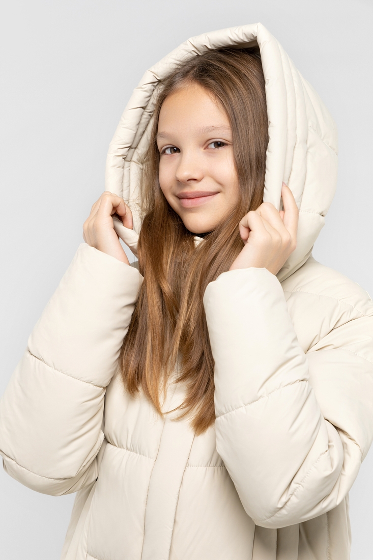 Фото Куртка для девочки Venidise 993138 140 см Бежевый (2000990118875W)