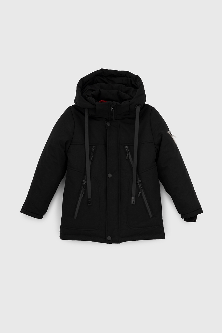 Фото Куртка зимова для хлопчика ОШЕН Jasper 128 см Чорний (2000989553267W)