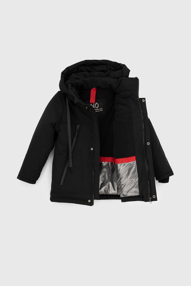 Фото Куртка зимова для хлопчика ОШЕН Jasper 128 см Чорний (2000989553267W)