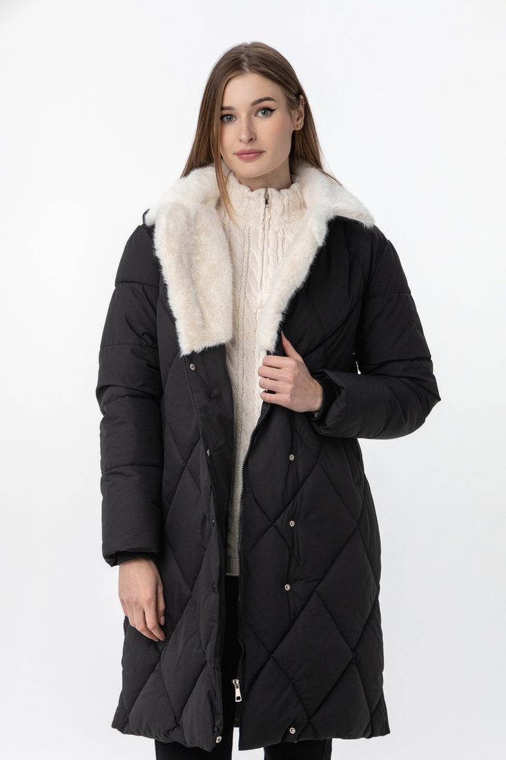 Фото Куртка зимняя женская 8136 2XL Черный (2000990198266W)