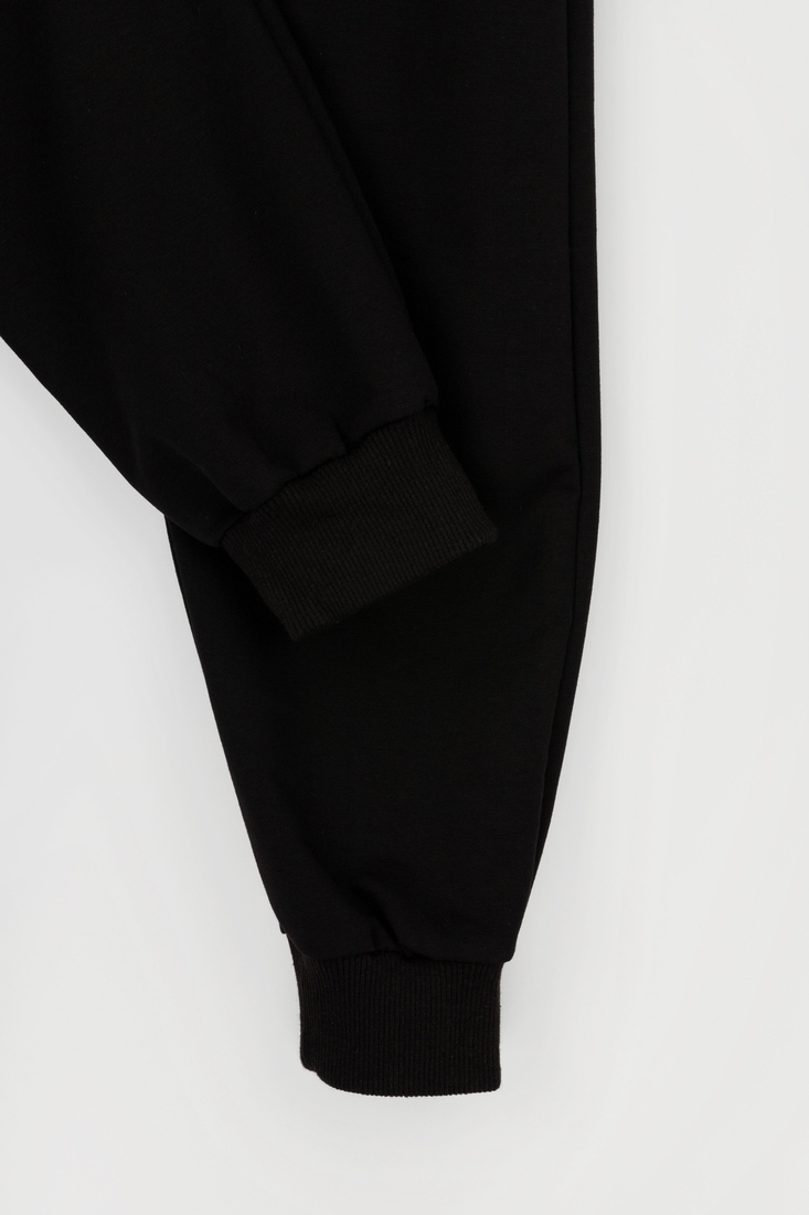 Фото Спортивний костюм для хлопчика Winka 2040 кофта + штани 128 см Чорний (2000989904120D)
