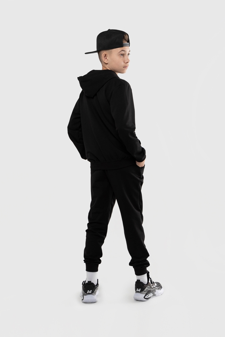 Фото Спортивний костюм для хлопчика Winka 2040 кофта + штани 152 см Чорний (2000989904168D)