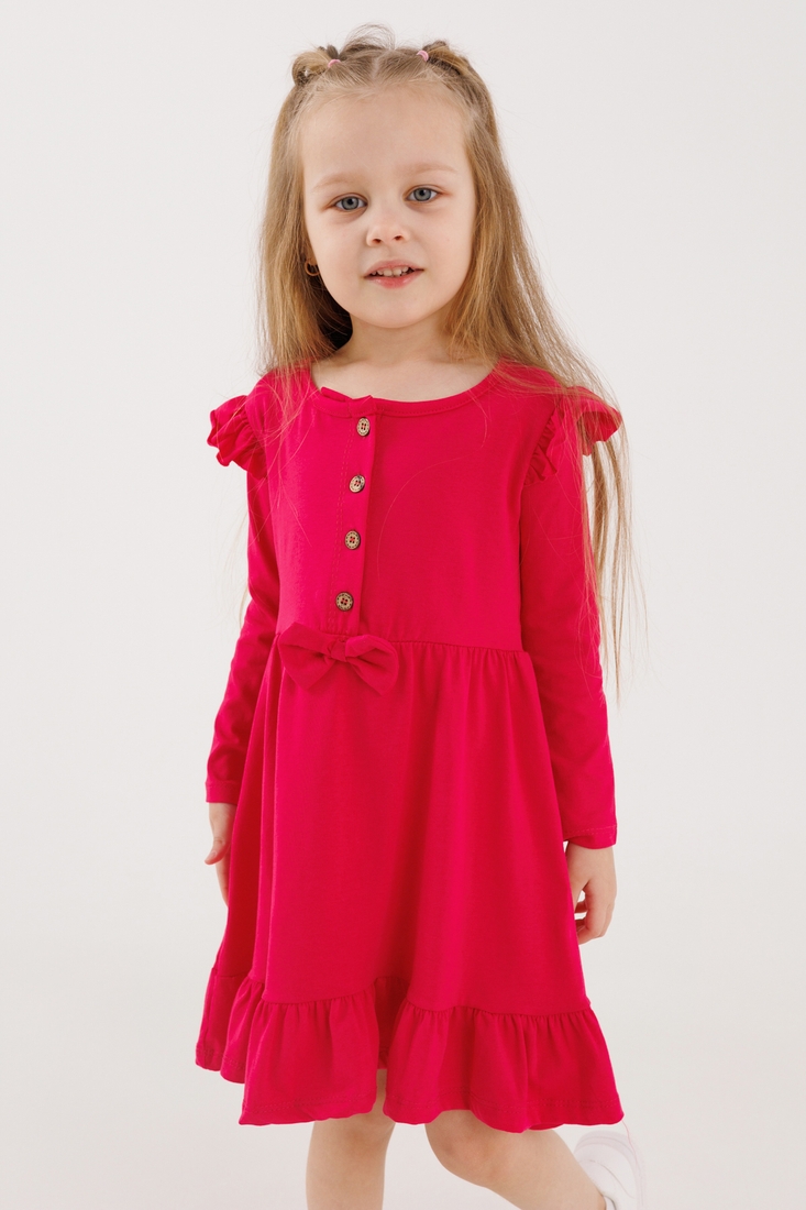 Фото Платье с принтом для девочки Atabey 50354.0 110 см Малиновое (2000990423948D)
