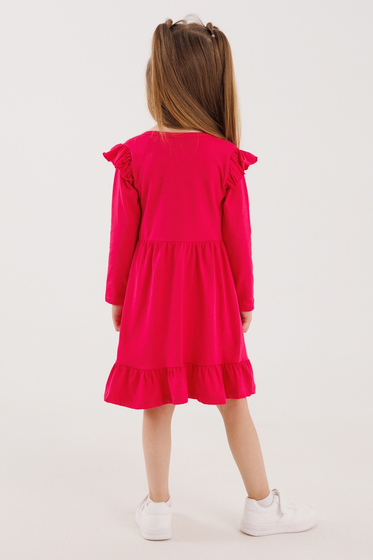 Фото Платье с принтом для девочки Atabey 50354.0 98 см Малиновый (2000990423924D)