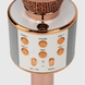 Караоке микрофон со светом C48340 Розово-золотой (2000990146137) Фото 2 из 4