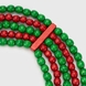 Ожерелье Пятерка Красно-зеленый (2000989840015A) Фото 2 из 2