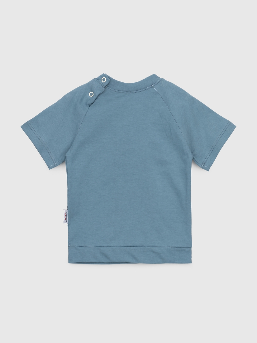 Фото Костюм футболка+шорти для хлопчика Baby Show 863 68 см Блакитний (2000990584090S)