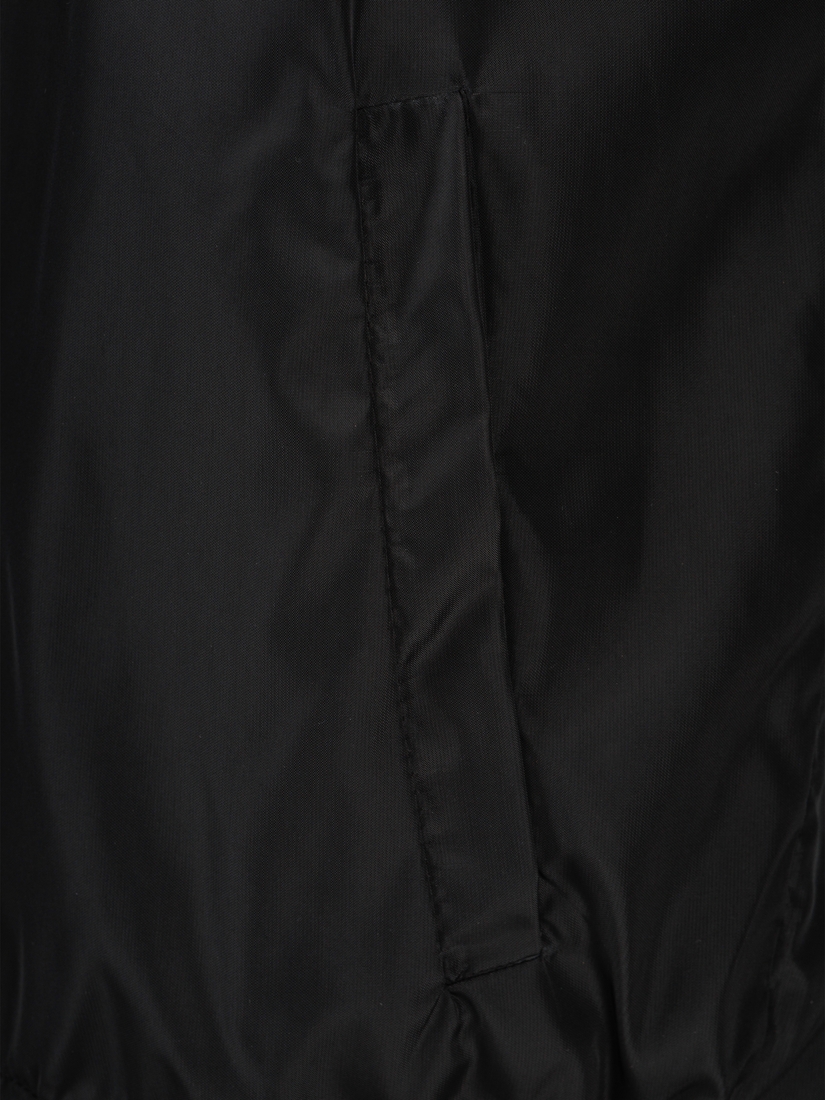Фото Ветровка однотонная из плащевки мужская 218 2XL Черный (2000990540072D)
