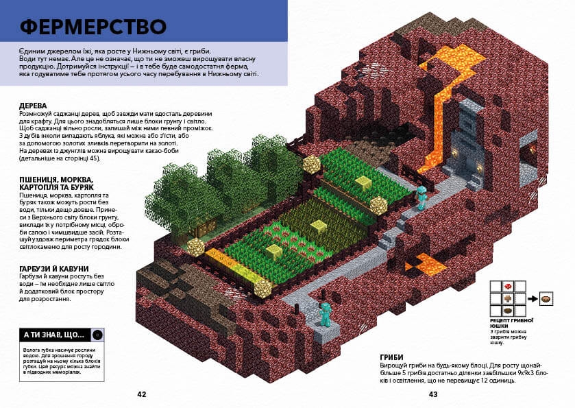 Фото Книга "MINECRAFT. Довідник Нижнього світу і Краю" 8319 Різнокольоровий (9786177688319)