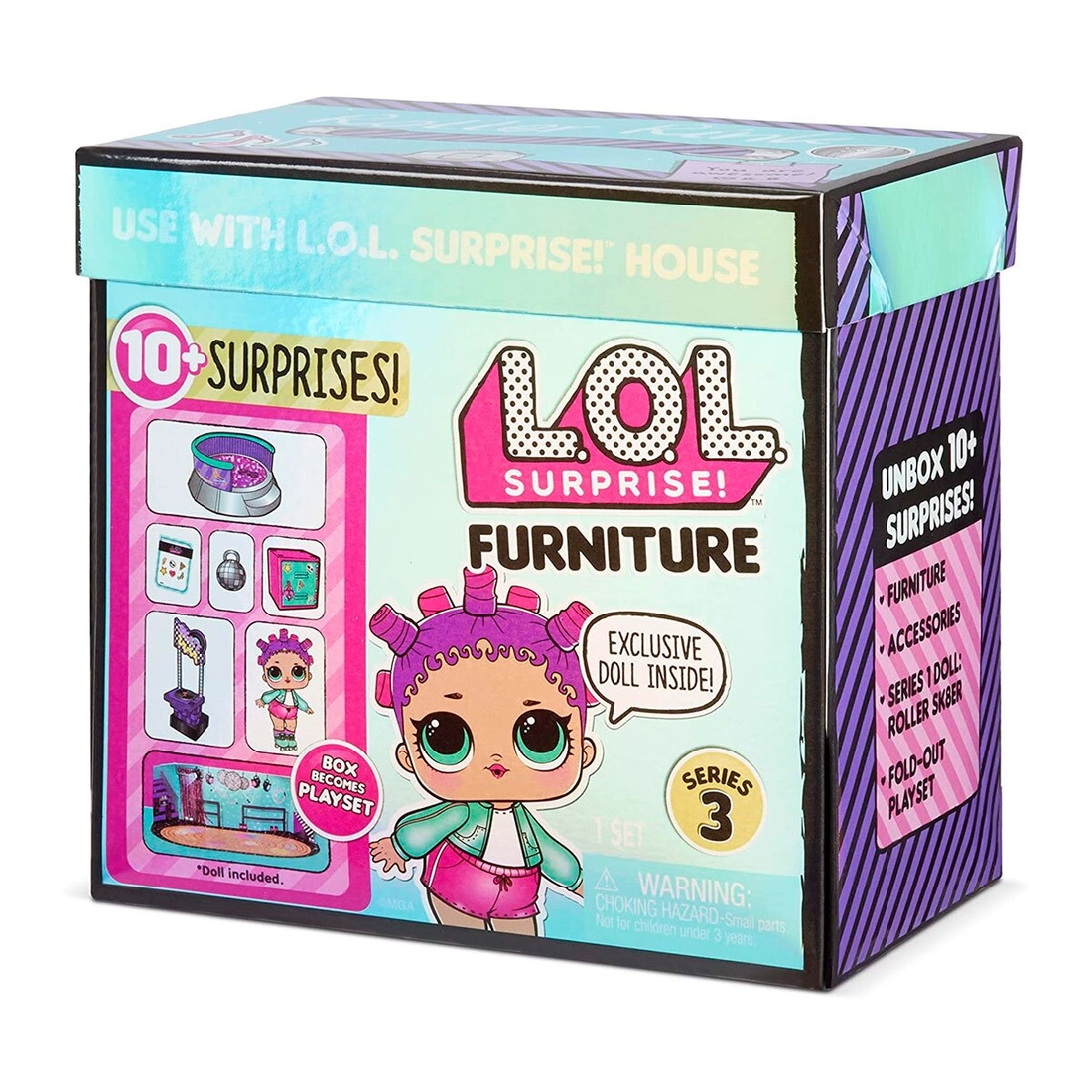 Фото Ігровий набір з лялькою L.O.L. Surprise! серії Furniture S2 - Роллердром Ролер-леді (567103)