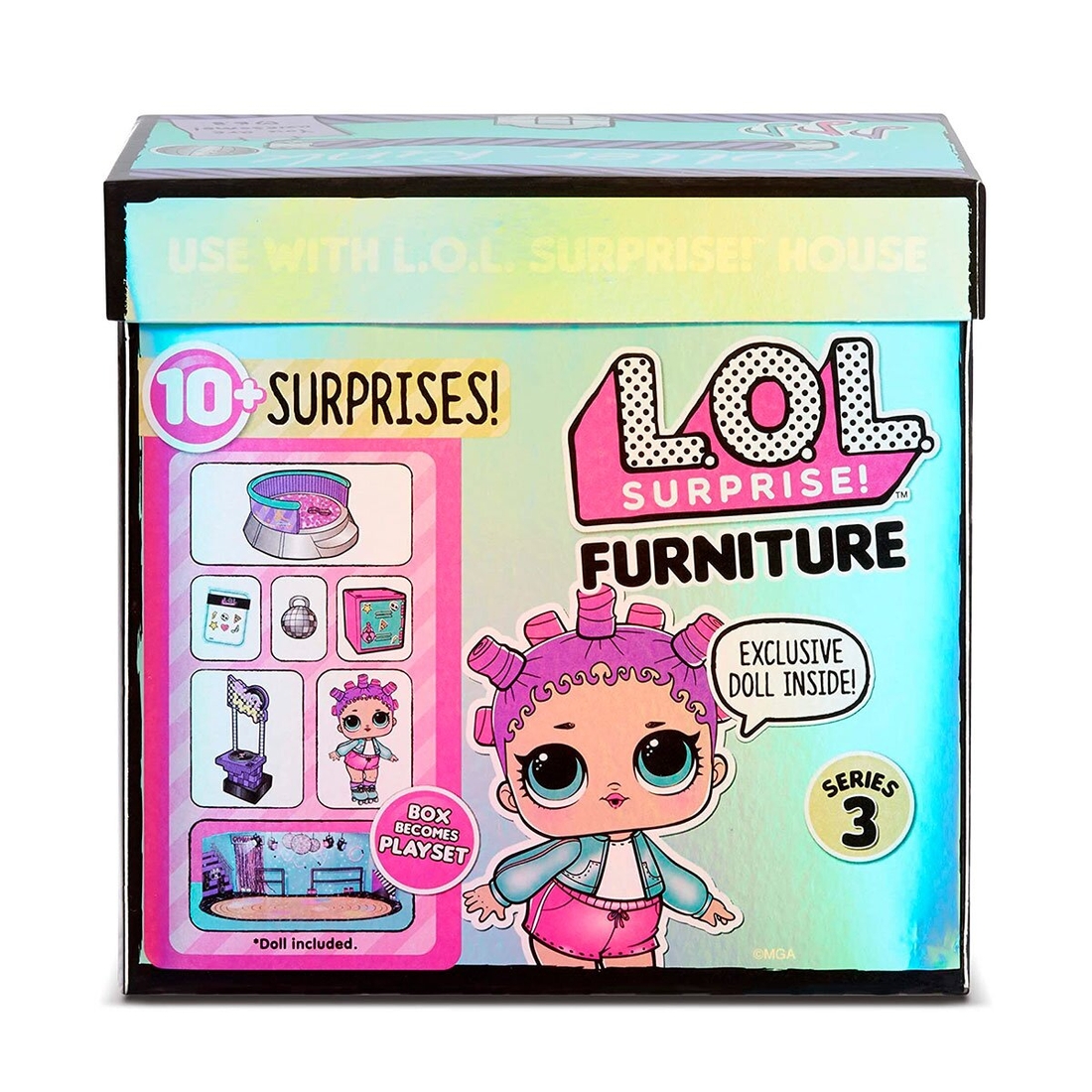 Фото Игровой набор с куклой L.O.L. Surprise! серии Furniture S2 - Роллердром Роллер-леди (567103)