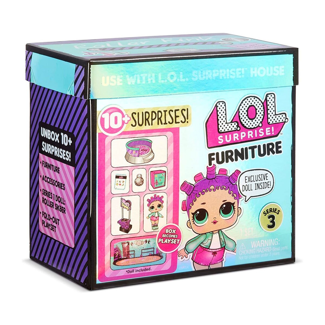 Фото Игровой набор с куклой L.O.L. Surprise! серии Furniture S2 - Роллердром Роллер-леди (567103)