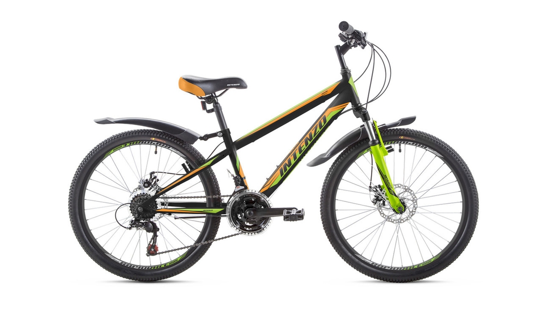 Фото Велосипед DAKAR DISK24 11 чорно-помаранчевий c зеленим / чорно-синій з помаранчевим (2400507177010)