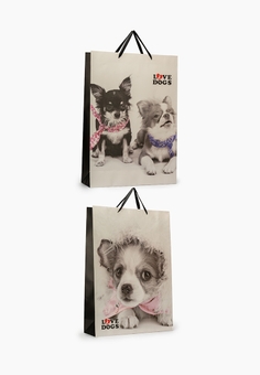 Пакет подарунковий Love Dogs XL 40×56×13см 2036 (2002008234713)