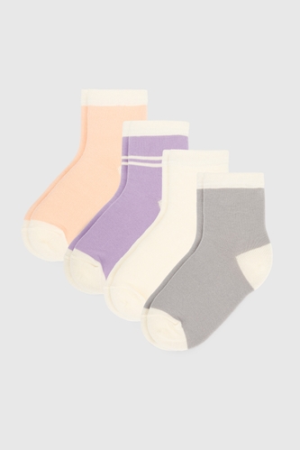 Фото Набір шкарпеток для дівчинки 4 шт Leostep 1007800016 16 Різнокольоровий (4820243006210A)
