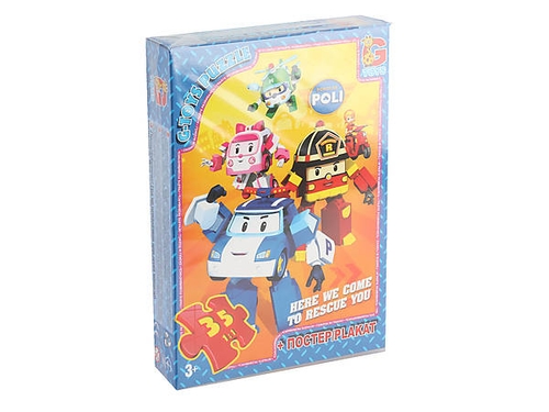 Пазл G-Toys із серії "Робокар Поллі", 35 елементів RR067444 (4824687635890)