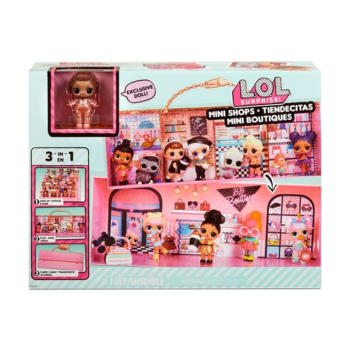 Фото Игровой набор с куклой L.O.L. SURPRISE! - маленькие магазинчики 3-в-1 (эксклюзивная кукла в компл.) 576297 (6900006611597)