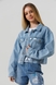 Куртка джинсова для дівчинки LocoLoco 6185 158 см Блакитний (2000990486622D) Фото 1 з 15