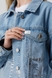 Куртка джинсова для дівчинки LocoLoco 6185 158 см Блакитний (2000990486622D) Фото 5 з 15