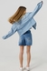 Куртка джинсова для дівчинки LocoLoco 6185 158 см Блакитний (2000990486622D) Фото 6 з 15