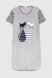 Нічна сорочка жіноча Nicoletta 83425 S Сірий (2000990160089А) Фото 6 з 10