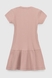 Платье однотонное для девочки Ecrin 5375 110 см Капучино (2000990643858S) Фото 4 из 5