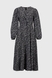 Сукня з візерунком жіноча 2407 XL Чорний (2000990450555D) Фото 10 з 14