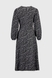 Сукня з візерунком жіноча 2407 S Чорний (2000990450500D) Фото 13 з 14