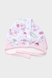 Шапка на завязках для малюків 56 см Рожевий (2000989557111D) Фото 2 з 2