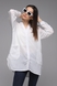 Рубашка однотонная женская Crep 90557 S Белый (2000989497899D) Фото 1 из 19