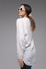 Рубашка однотонная женская Crep 90557 L Белый (2000989497929D) Фото 8 из 19