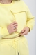 Спортивні штани жіночі MDG 125701-2 S Жовтий (2000989382614W) Фото 4 з 7