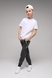 Спортивні штани для хлопчика з принтом Pitiki 1006-3 176 см Темно-сірий (2000989523727D) Фото 4 з 12