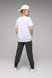 Спортивні штани для хлопчика з принтом Pitiki 1006-3 176 см Темно-сірий (2000989523727D) Фото 5 з 12