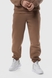 Спортивные брюки однотонные мужские LAWA MBC02307 3XL Бежевый (2000990281081W)(LW) Фото 1 из 12