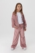 Спортивний костюм (кофта, штани) для дівчинки MAGO T370 110 см Пудровий (2000989957003D) Фото 3 з 22