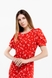 Платье с узором женское LAWA CTM WTC02319 M Красный (2000989893110S)(LW) Фото 2 из 13