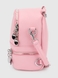 Сумка-рюкзак жіноча 8176 Рожевий (2000990549273A) Фото 3 з 9