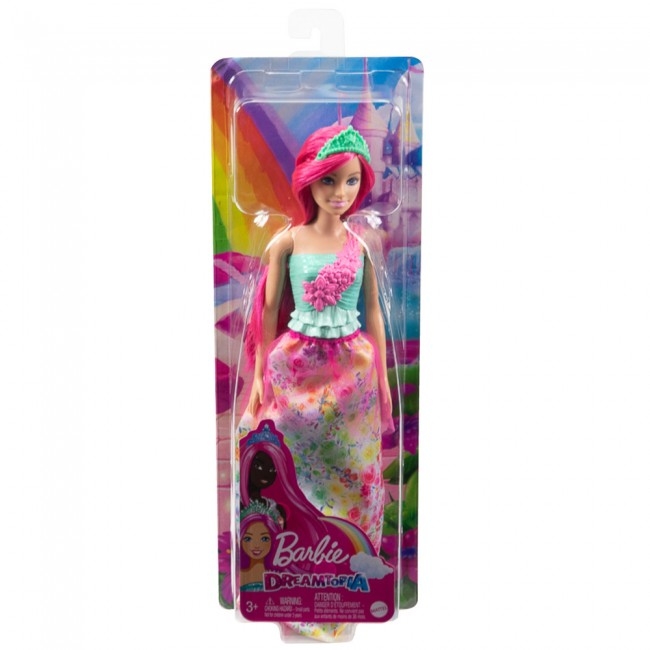 Фото Лялька-принцеса з малиновим влоссям Barbie HGR15 Різнокольоровий (2000990203199)