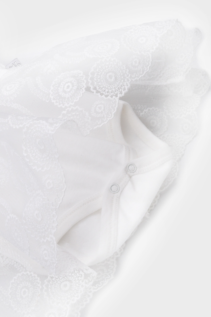 Фото Бодi-сукня святкова Mini born 3082 74 см Білий (2000989448273D)