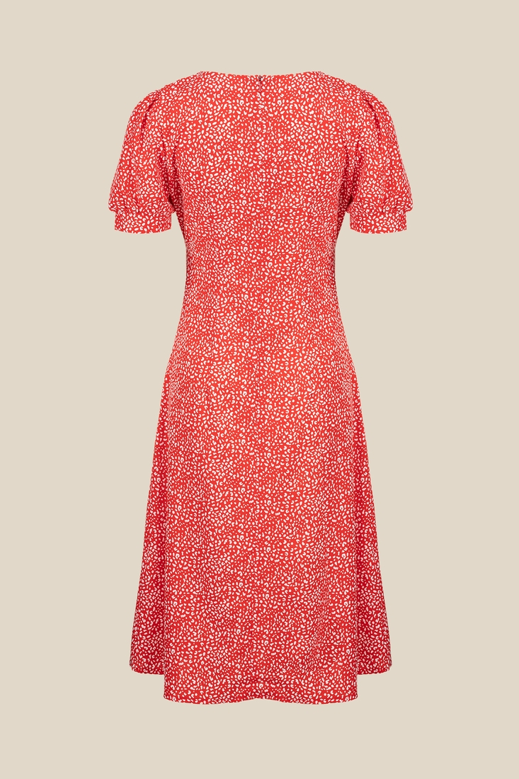 Фото Платье с узором женское LAWA CTM WTC02319 XS Красный (2000989893141S)(LW)